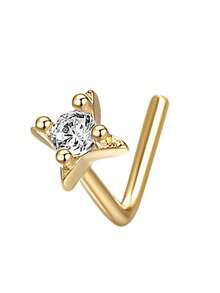 1 Piece S925 Sterling Silver Minimalist, Stylish And Fresh Circular Diamond-Embedded Nose Ring, Suitable For Girls' Daily Wear And An Excellent Gift For Girlfriends, Mothers And Sisters. - Single Nose Stud - View 5