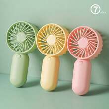 Portable Handheld Makeup Fan, Makeup Setting Tool, Women's Summer Cooling Device, Quiet Desktop Mini Electric Fan For Dorm
