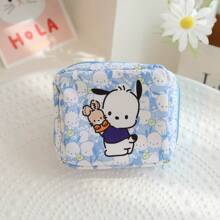 Sanrio Sanrio 1PC Kawaii Anime Mini Storage Bag Portable Cute Sweet Cartoon Makeup Package Toys Girls For Travel Storage Bag,Makeup Bag,Cosmetic Bag,Vacation Organizer,Large Capacity Makeup Organizer Makeup Case, For Lipstick, Brush, Skincare, Mobile Phone, Coin, Small Items, For Home,Gift,Vacation And Festival Halloween Christmas Multifunctional Use,Boho Vibes