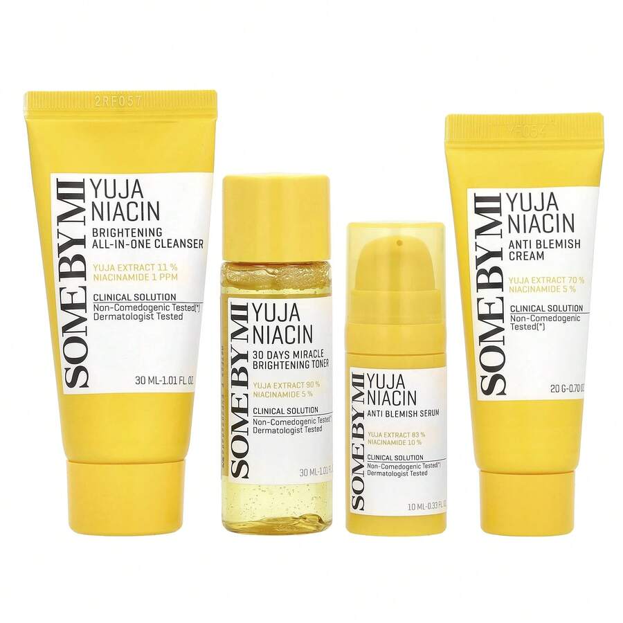 SOME BY MI Yuja Niacin, Anti Blemish Starter Kit Edition, 4 Piece Kit - 駝色 - 查看 1