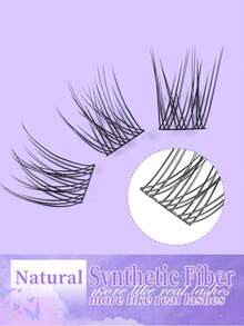 108/190Pcs Natural Lash Clusters DIY Lash Extension Wispy Eyelash Clusters C Curl Cluster Eyelash Extension 8-16MM Individual Lashes Eyelash Extension Faux Mink Lash Clusters