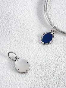 STYFNE 1 pieza Colgante holográfico que brilla en la oscuridad con elementos de barco pirata, flores, corazón celestial, serpiente, enfermera y fe, adecuado para pulsera DIY, joyería para mujer, manualidades diarias pequeñas de regalo para niña