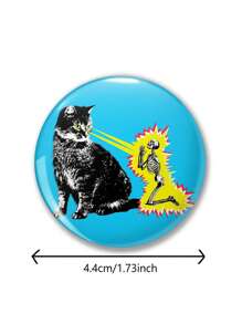 Broche de distintivo de padrão engraçado, broche feminino, pingente de bolsa, acessórios de vestuário, presente divertido para amigos, família, professores, colegas de classe