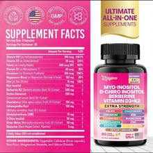 Abronikey Zoyava Hormone & Cycle Support | Women's All-In-One Supplement | Myo-Inositol, D-Chiro Inositol & 13+ Powerful Ingredients | 90 Vegan Capsules | Made In USA (3 Bottles) - 3 chai - Xem 5