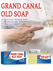 Laundry Soap Can Clean Stains, Mold And Fat From Underwear, Protect Hands During Washing, And Help Bleach Easily Without Hurting Hands. Old Phosphate-Free Soap Has A Pleasant Fragrance Suitable For Underwear, Diapers And Other Household Uses.