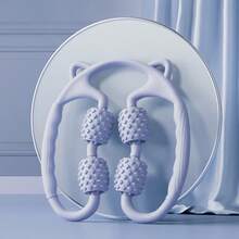 1pc Leg Shaper Massager, Yoga Roller With 4 Wheels For Muscle Relaxation - Multicolor - View 7