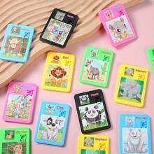 Set de 10 piezas de juguetes de rompecabezas de animales, regalos para fiestas de cumpleaños, relleno de piñatas y recompensas, en colores surtidos, adecuados como regalos de Pascua, Halloween, Navidad, invierno, Año Nuevo, decoración de habitación de Pascua