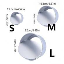 1 pièce / 3 pièces, moule à gâteau rond en aluminium, moule à gâteau rond amovible, ustensile de cuisson, petit ustensile de cuisine, accessoire de cuisine, différentes tailles disponibles, convient pour la cuisine, le restaurant, la cuisson