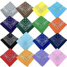 1pc Unisex Boho Style Retro Paisley Pattern Bandana, Fashionable Lightweight Multi-Purpose Headscarf For Casual, Dance, Sports, Cycling, All Seasons Use