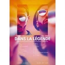 法国流行说唱歌手海报/音乐专辑印刷帆布墙挂/家居装饰礼品（无框） - 彩色 - 查看 35