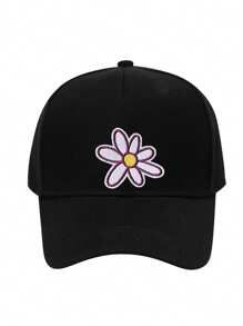 1PC Children Baseball Cap Girls Unisex Flower Embroidery Adjustable Sun Protection Snapback Hip Hop Cap Streetwear Dad Hat Bone