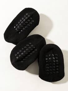 1/5 pares de meias de cor sólida para bebês meninas primavera/verão, meias curtas fofas antiderrapantes com acabamento em renda, macias e confortáveis, respiráveis, adequadas para feriados, presentes ou uso diário