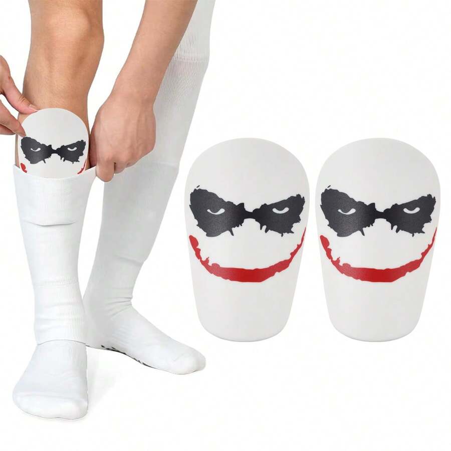 1 Pair Mini Soccer Shin Guards - Micro Soccer Inserts - Ultra Compact Shin Pads, Lightweight And Comfortable Unisex Design - Multicolor - View 1