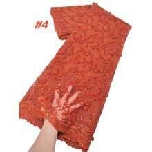 Nigerian Guipure Cord Lace Fabric 2025 High Quality Lace Material Embroidery African Milk Silk Lace Fabric For Wedding Dress Sewing