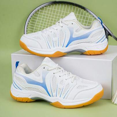 Giày cầu lông lưới thoáng khí nhẹ mới cho cả nam và nữ, giày thể thao chuyên nghiệp chống trượt, giảm xóc