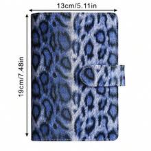 A6 PU Leather Binder Economy 6-Ring Notebook, Stylish Design, Personal Notebook Binder Cover, With Magnetic Buckle Seal, Can Be Used For Cash Budget Storage Shell, Album Shell,Back To School,School Supplies