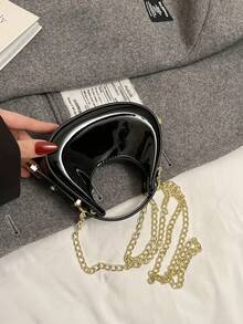 1pc Kids/Youth Crescent Moon Crossbody Bag, Fashion Versatile Mini Shoulder Bag, Available In Small & Large Size - Small - View 7