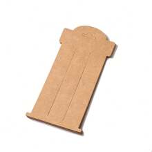 20pcs 16x8cm Hair Clip Display Cards Kraft Paper Rectangular Card Holders For Hair Bows, Barrettes, And Accessories Organizing - Display Card - View 9