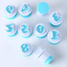 Baking Pastry Mold Letter Fondant Cookie Cutter 26pcs Upper Lowercase Alphabet And 10pcs Number Cake Decoration Tools GYH - White - View 7