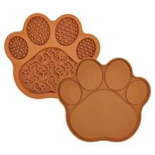 PETSIN Pet Bowl, Silicone Pet Bowl, Pet Slow Feeder Mat, Pet Licking Mat, Dog Bowl Cat Bowl, Dog Food Bowl, Cartoon Pet Bowl, Pet Water Bowl, 2 In 1 Pet Bowl