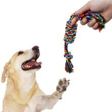 1/4/5pcs High-Quality Rope Pet Toy, For Adult Dogs To Chew, Relieve Boredom, Relieve Anxiety, Strengthen Teeth And Gums, Super Bite-Resistant,-Toxic, Suitable For Small And Medium-Sized Dogs.