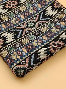 1 块波西米亚风格提花面料，DIY 缝纫面料，预切 19 英寸 X 58.2 英寸，36 英寸 X 58.2 英寸，厚面料，适用于手工沙发套、桌布、枕头、服装、包包、连衣裙、裙子、帽子、背景面料等。Sadu 风格编织面料