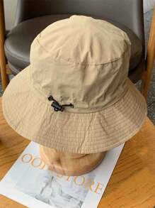 1 pieza Sombrero de cubo plegable y empacable, protección UV, sombrero de sol delgado y de secado rápido para exteriores, pesca, ciclismo para hombres y mujeres