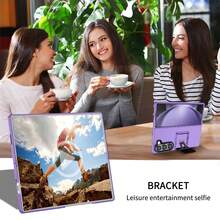 Hadaasi 1 ốp bảo vệ, màu tím, có thể gập lại, chân đế 3D điều chỉnh được, bảo vệ ống kính, trục xoay ẩn có thể thu gọn, lớp vỏ bảo vệ mờ dạng lật, chống bám vân tay, trọng lượng nhẹ, chống sốc toàn thân, tương thích với Samsung Galaxy Z Flip7/Z Flip 6/Z Flip 5/Z Flip 4/Z Flip 3/Z Fold 7/Z Fold 6/Z Fold 5/Z Fold4/ZFold3 - Màu tím - Xem 10