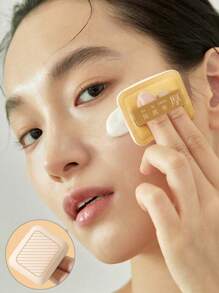 1/2/5/6/10pcs Hydrophilic Polyurethane Makeup Sponge Set, Cotton Soft Powder Puff, Suitable For Face, Foundation And Concealer Blending Tool, Multi-Functional Dry/Wet Use, Unisex