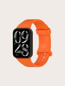 1 قطعة حزام ساعة ذكية من السيليكون سهل الفصل والتثبيت متوافق مع ساعة شاومي Mi Smart Band 9 Pro / 8 Pro لون أحادي بتصميم كاجوال