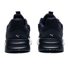 Puma Zapatillas de running FTR Wave, con absorción de impactos y transpirables, tenis unisex para entrenamiento diario, 311095-05 - Azul marino-Puma Blanco-Azul - Ver 5