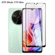 2IN1 Cho ZTE Blade V70 Màn Hình Kính Cường Lực Phim Nubia V70 Bao Phủ Toàn Màn Hình Của Ốp Lưng Điện Thoại Trong Suốt Chống Rơi ZTE Blade V70 Max Case - 2in1 - Xem 5