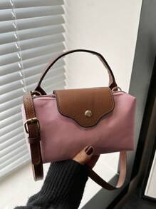 1pcmini Fashion Handbag Small Square Bag, Fashionable & Versatile Women Shoulder Bag Crossbody Bag, Solid Color Mini Purse, Fits Phone, Coins, Lipstick, Daily Use, Commute