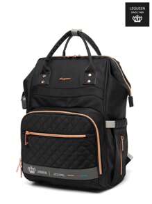 LEQUEEN 1pc Oxford Cloth New Mom Bag With Large Capacity, Multifunctional Maternity Diaper Bag For Outdoor Travel Maternal Supplies Storage