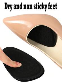 Soft High Heel Front Cushion Pads For Women, Non-Slip Breathable Sweat-Absorbent Foam Insole For Shoes Too Big