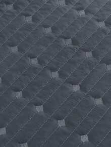 200 Thread Count Double-Sided Bedspread, Double/Queen/King/Single, Embroidered, 3-Piece Luxury Decor - Grey - View 5