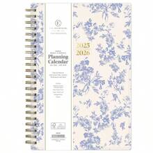 The Everygirl Weekly/Monthly Wirebound Planner 5x8 Printed Floren Blue - 1 - View 3