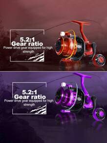 SOUGAYILANG Spinning Fishing Reel,5.2:1 Gear Ratio Freshwater Fishing Reel,0.18-0.35mm Line Capacity,1000-5000 Series With Lightweight And Corrosion Resistant Saltwater Spinning Reel,Suitable For Freshwater Fishing Enthusiasts And Beginners