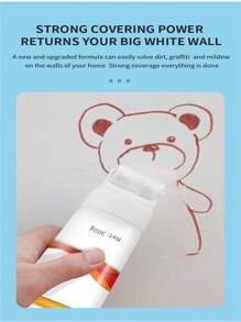 Wall Repair, Interior Wall Paint, Graffiti, Dirty Covering, Small Roller Latex Paint, Water-Based Household Color Change Paint