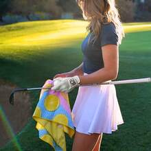 FINGER TEN Women Golf Glove Right Handed Golfer Left Hand 1 Pack Golf Gloves Rain Grip Hot Wet All Weather Mesh For Women Girls Ladies Small Medium Large - White - View 6