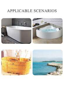 Funda desechable para bañera, bolsa de plástico portátil y reforzada de tamaño extra grande con empaque individual, bolsa de baño desechable, cubierta para bañera, para forros de bañera de hotel, salón, spa, hogar y viajes, película de plástico para ducha, accesorios de viaje, artículos esenciales para el hogar y viajes de vuelta a la escuela