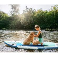 Paddle Board, Inflatable Stand Up Paddle Board Ultra-Light ISUP 10'x 30" X 6" Paddle Board With Adjustable Paddle, Hand Pump, Leash, Repair Kit, Waterproof Phone Case, Paddle Board For Adults - Blue & White - View 8