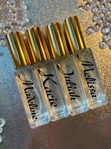 Bouteille de parfum recharegeable personnalisée et sur mesure, parfaite pour les faveurs de mariage, les cadeaux pour les demoiselles d'honneur, les cadeaux de couple, les cadeaux pour la Saint-Valentin et la fête des Galentines, les cadeaux pour la fête des mariées
