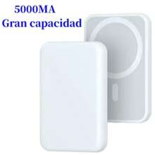 Super Power bank,Batería Magsafe, Batería de Emergencia 5,000 mAh – Carga Rápida  Inalámbrica Qi ,Potencia Inalámbrica Portátil Carga Rápida compatible con iPhone y Más