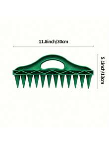 12-Hole Rapid Seed Planter + 5-Gear Adjustable Seed Planter, Waterproof Durable Plastic, Suitable For Vegetables And Flowers, Gardening Planting Tools | Straight Line Seeder | Ergonomic Handle. (Plastic Products Delivery May Have Minor Scratches Or Imperfections) - Multicolor - View 5