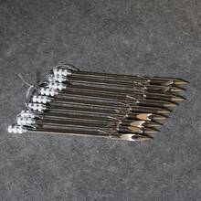 10pcs Stainless Steel Slingshot Detachable Fishing Set, Heavy Duty Deep Water Fishing Gear With Fishing Bolts - Outdoor Handheld Fishing Equipment