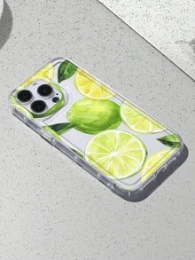 Etui na telefon z nadrukiem z limonkowego wzoru TPU Frosted Anti-Fall, kompatybilne z 16/11/12/13/14/15/15pro/15 Plus/15 Promax/7plus/8plus/X/Xs Max/Xr/11pro/12pro/13pro/14pro/12mini/13mini/11promax/12promax/13promax/14promax/14plus/6/6s/6plus/7/8/16Pro/16plus/16promax/Se i Galaxy/A54/A14/A12/A13/A15/A32/A33/A24/A52S/S20/S21/S22/S23/S24/S23Plus/S24ultra/S25/A15/A33/A23 - Przezroczysty - Zobacz 5