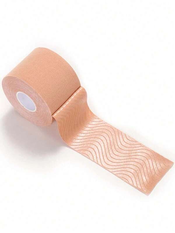 1 Piece 5M Invisible Breathable Self-Adhesive Boob Tape, Used For Anti-Sagging, Sports, Strapless Bras, Breast Petals, Nipple Covers For Women