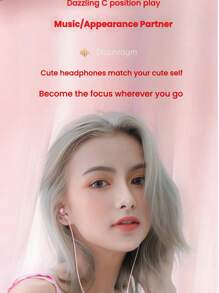 1.2M The Digital Chip Is Fully Compatible With Both Mobile Phones And Tablets, And Wired Headphones Can Be Used Type C 3.5mm HiFi Soundproof Heavy Bass In-Ear Wired Headphones For Sports, Mobile Phone, Computer, Gaming Earbuds For VIVO OPPO Sam Sung Hua Wei Xiao Mi Fruit All 7 8 9 XS 14 15 16 Pro Max