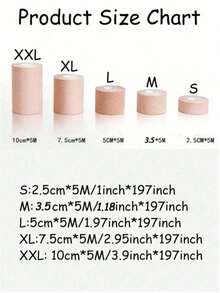 1 Piece 5M Invisible Breathable Self-Adhesive Boob Tape, Used For Anti-Sagging, Sports, Strapless Bras, Breast Petals, Nipple Covers For Women - Apricot - View 5